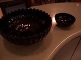 イタリア陶器と漆鉢